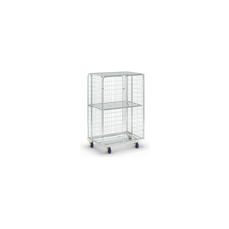 foto del prodotto rollcontainer antifurto impilabili con 2 ante kaiserkraft