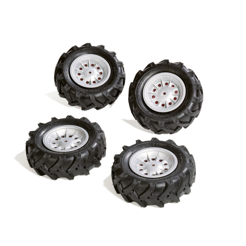 foto del prodotto rolly toys 409181 4 ruote pneumatiche per trattore set a
