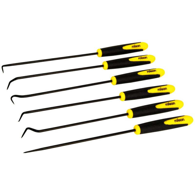foto del prodotto rolson 59131 set di grimaldelli e ganci, 6 pezzi