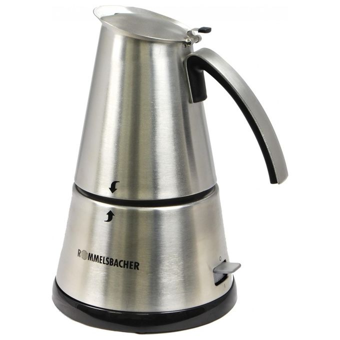 foto del prodotto rommelsbacher espresso maker deluxe acciaio inox eko366 e