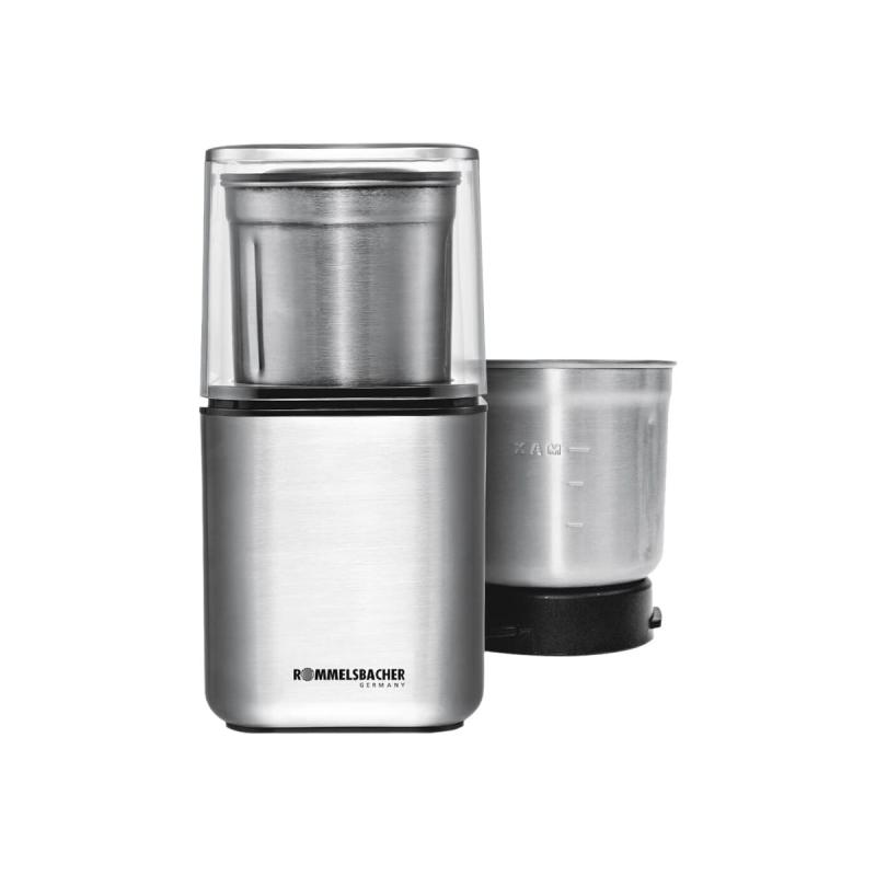 foto del prodotto rommelsbacher spice coffee grinder stainless steel silver egk 200 egk 200 