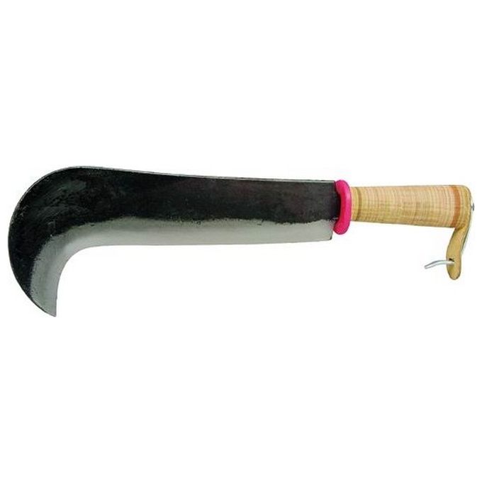 foto del prodotto roncole santo manico cuoio mm. 260