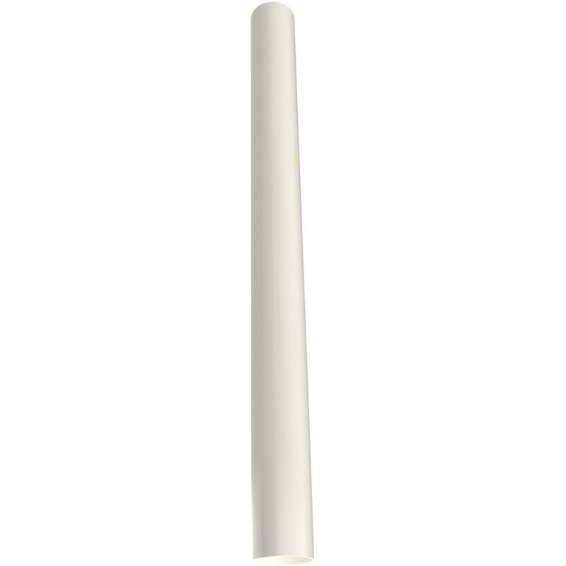 foto del prodotto rond plafoniera, 1x gu10, max 33w, metallo, bianco lucido, d.6cm x h60cm lumicom