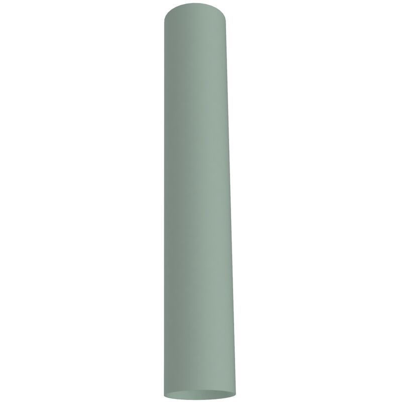 foto del prodotto rond plafoniera, 1x gu10, max 33w, metallo, verde iceberg, d.6cm x h30cm lumicom