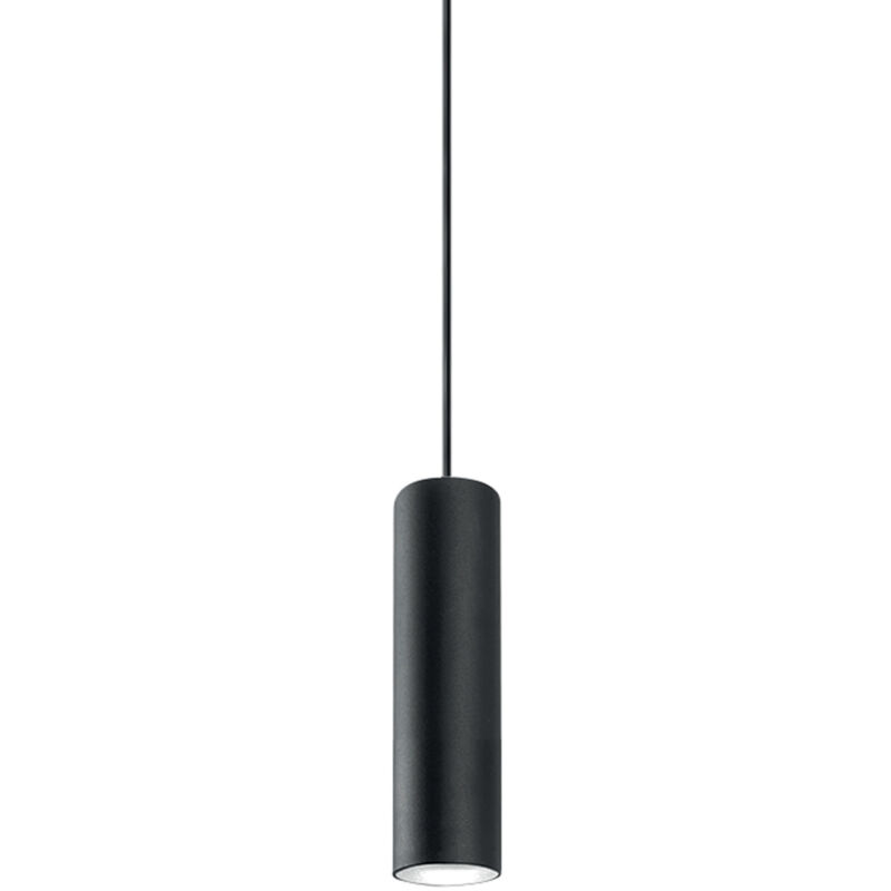 foto del prodotto rond sospensione, 1x gu10, max 33w, metallo, nero opaco, h30cm lumicom