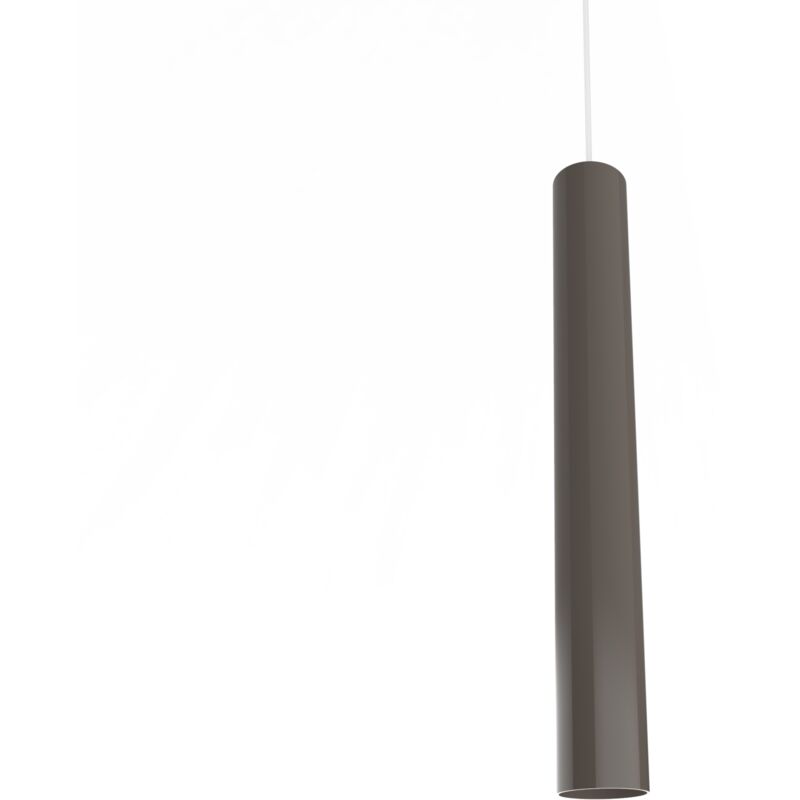 foto del prodotto rond sospensione, 1x gu10, max 42w, metallo, tortora, h.40cm lumicom