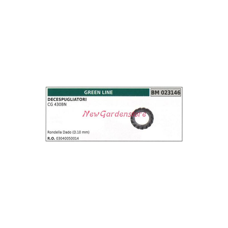foto del prodotto rondella dado coppia conica greenline decespugliatore cg 430bn 023146