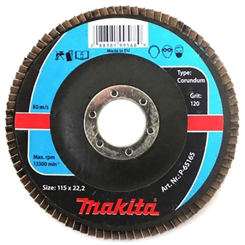 foto del prodotto rondella dentata makita 1 pz. 115 mm 22,23 mm k120 acciaio