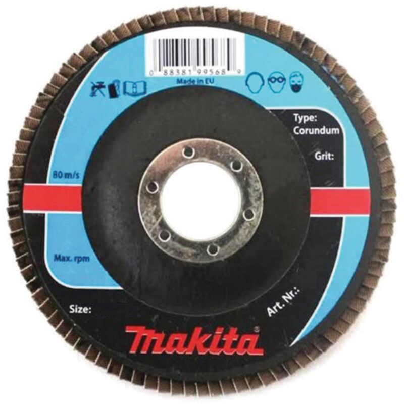 foto del prodotto rondella dentata makita 1 pz. 115 mm 22,23 mm k80 acciaio