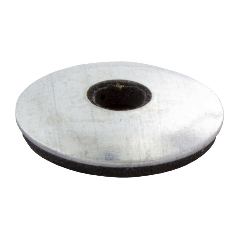 foto del prodotto rondella ferro tonda con guarn. mm.6,7x19 zincata. prezzo per 1 pezzo.