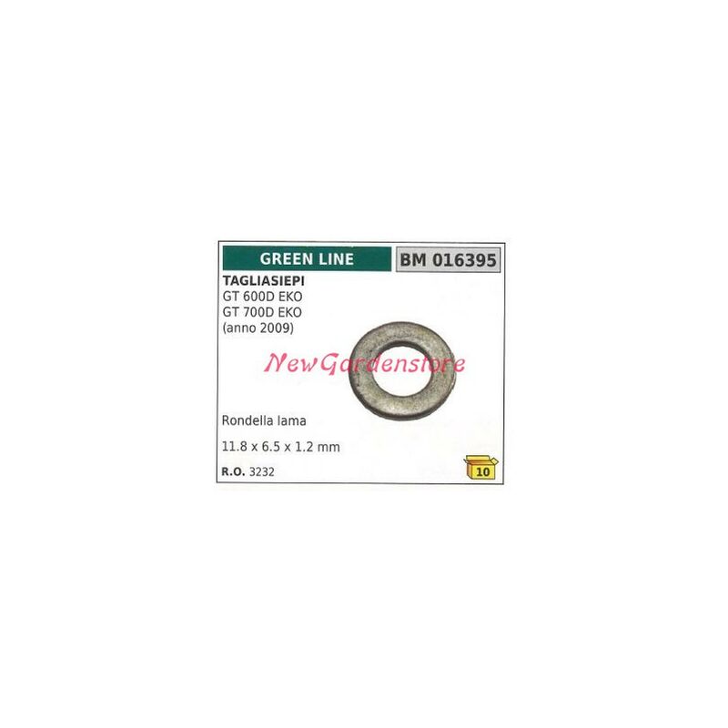 foto del prodotto rondella lama greenline tagliasiepe gt 600d eko 700d eko 016395