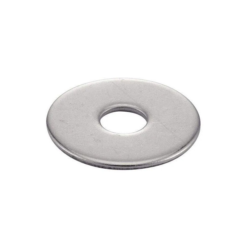 foto del prodotto rondella larga a4 in acciaio inox diametro 10 mm, 9 pezzi.