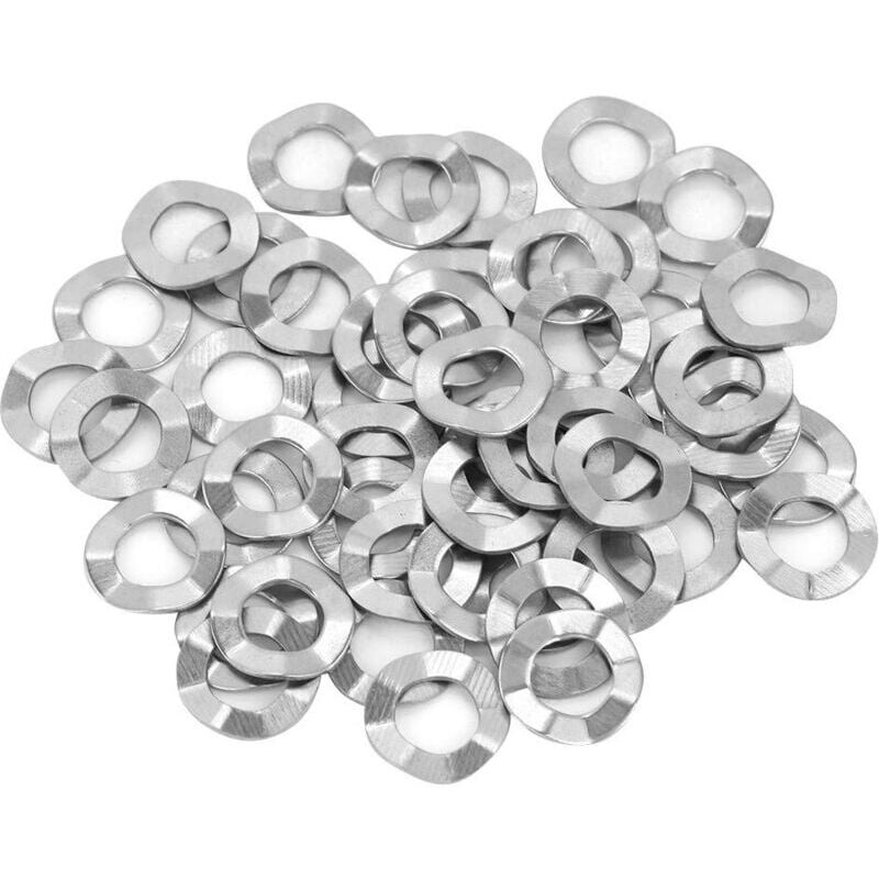 foto del prodotto rondella ondulata, rondella elastica in acciaio inossidabile m4, m6, m8, m10, m14 m6 50 pezzi 