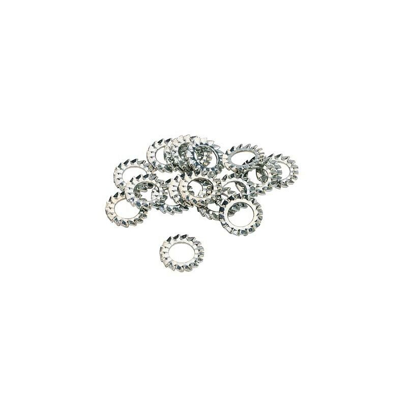 foto del prodotto rondella per ventola 6 in acciaio zincato viswood 6,4 x 11 x 0,7 mm scatola 500 6798a6