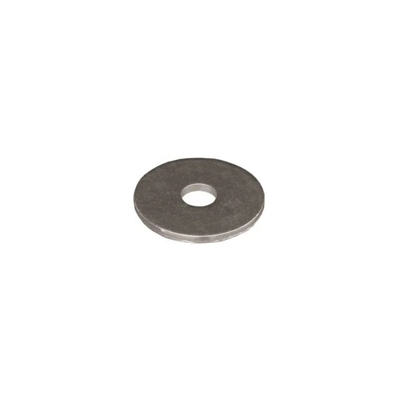 foto del prodotto rondella piatta extra large in acciaio zincato da 4 mm, 62 pezzi.