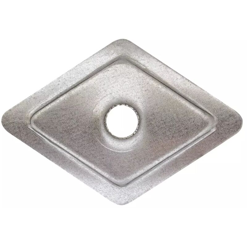 foto del prodotto rondella romboidale in ferro mm.30x30 foro mm.7