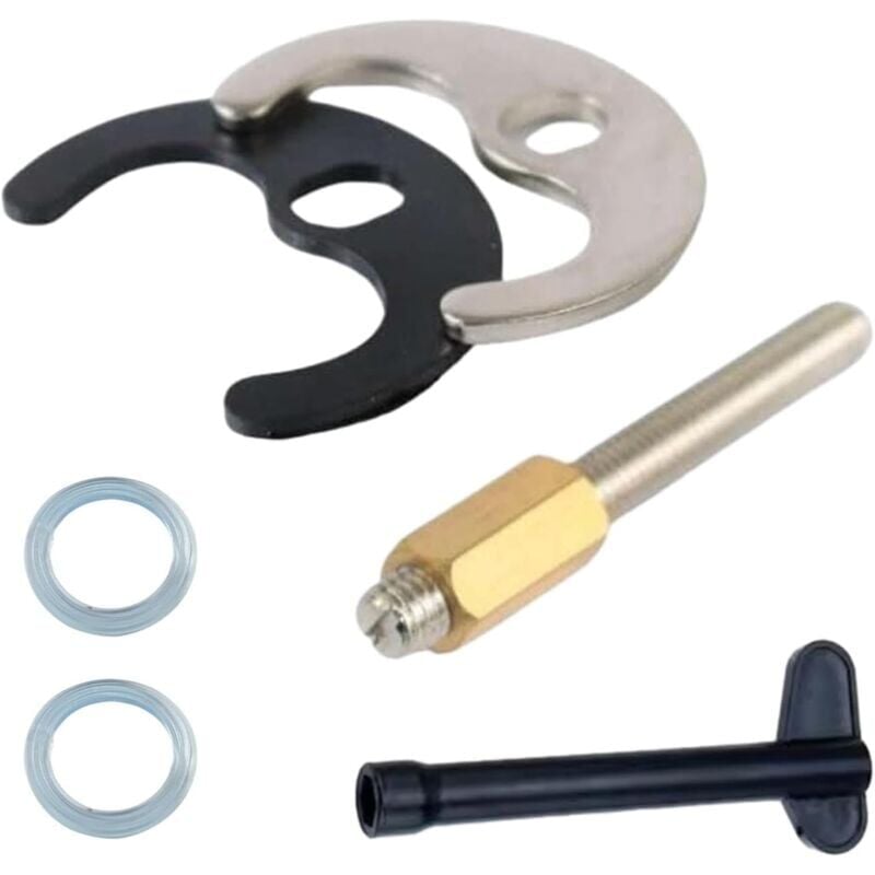 foto del prodotto rondelle d vier boulon avec cl , kit de fixation de robinet, assemblage en acier inoxydable