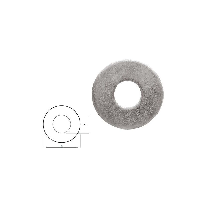 immagine 0 del prodotto rondelle inox piane brixo cf15pz. 6,4x12