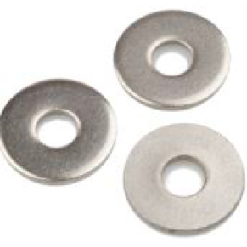 foto del prodotto rondelle piane larghe in acciaio inox uni 6592 misura 6x18 mm conf.1000 pz