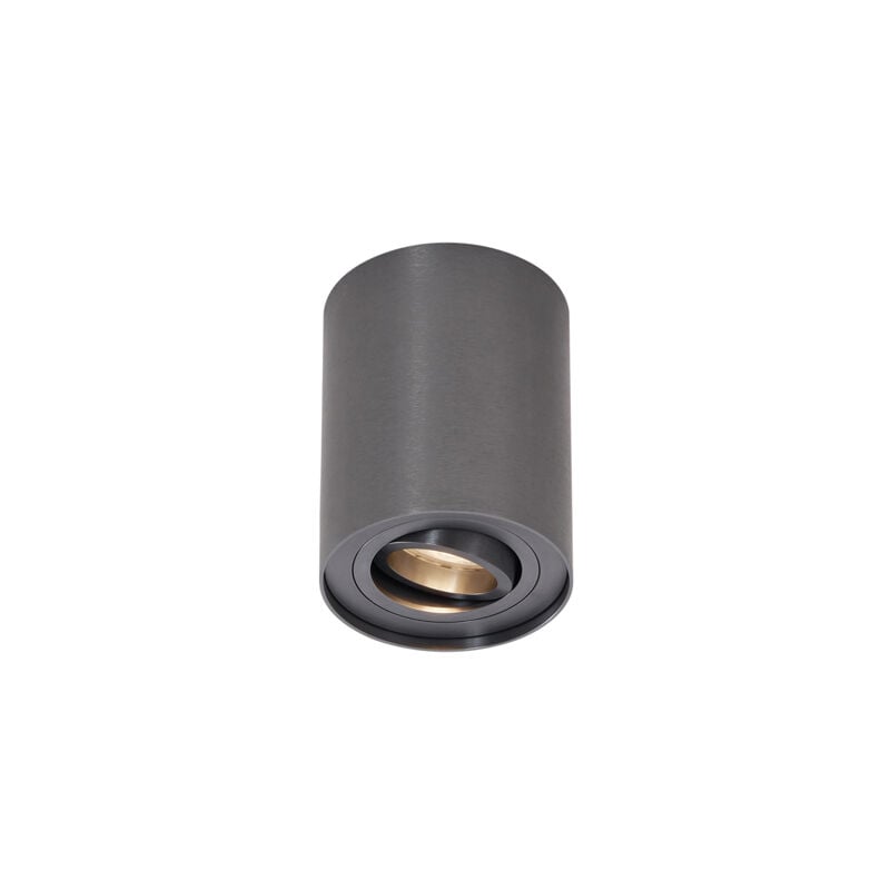 foto del prodotto rondoo up moderno alluminio gunmetal tondo max. 1 x watt qazqa