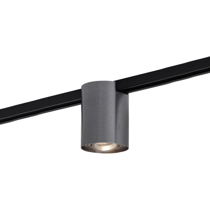 foto del prodotto rondoo up moderno alluminio gunmetal tondo max. 1 x watt qazqa