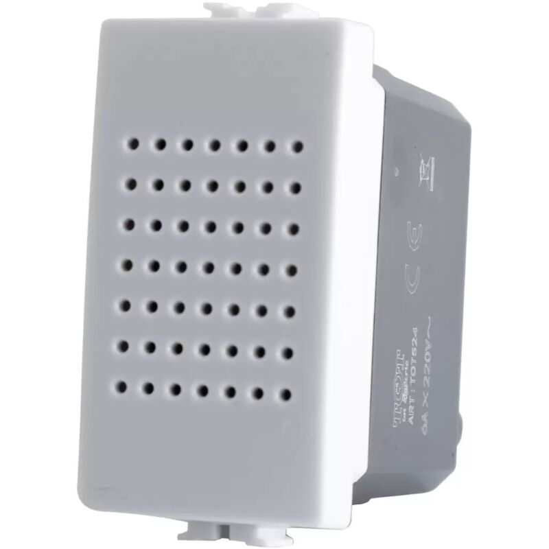 foto del prodotto ronzatore 6a 220v compatibile matix bianco am5048