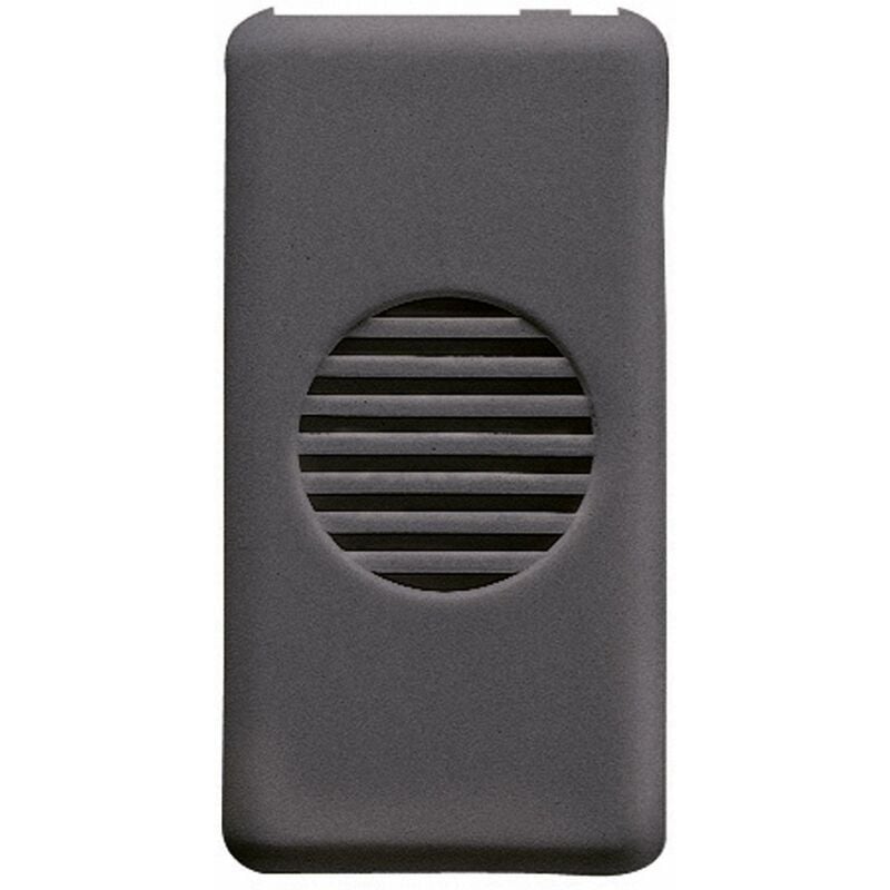 foto del prodotto ronzatore serie civile universale versione con tasto nero 230v 50hz 8 va system black gewiss