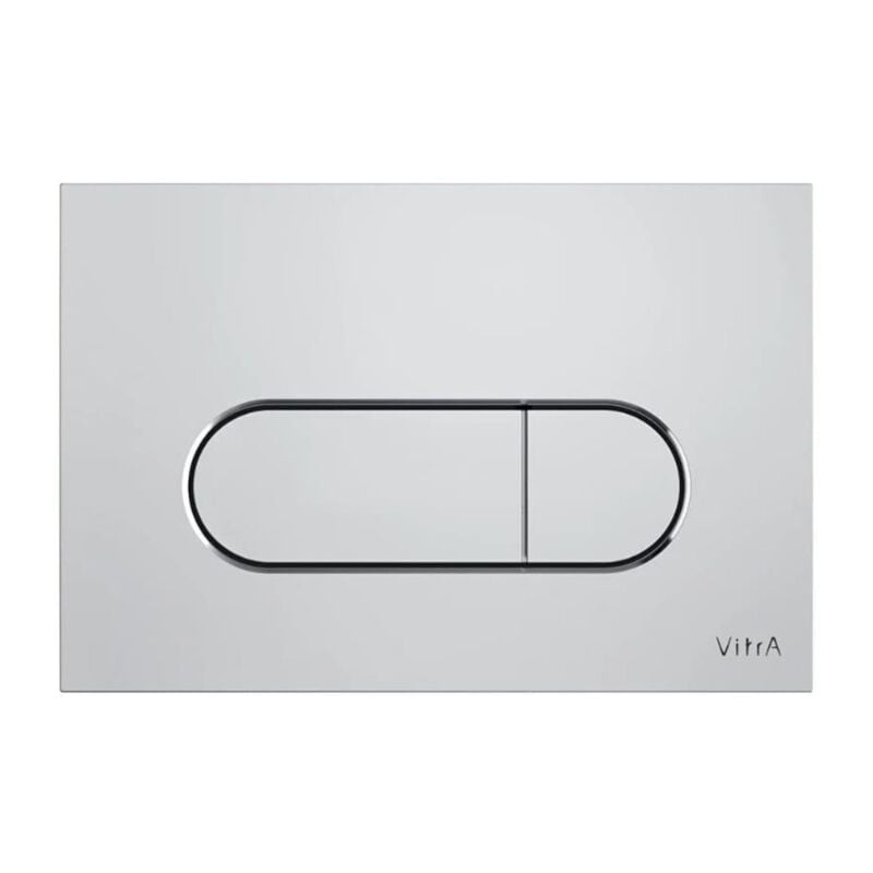 foto del prodotto root piastra di sgancio rotonda a due tocchi, cromo 740 2280 vitra