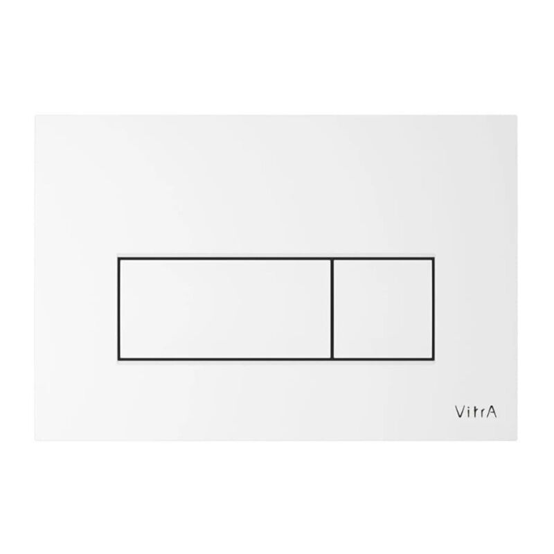 foto del prodotto root square piastra di sgancio a due tocchi, bianco lucido 740 2300 vitra