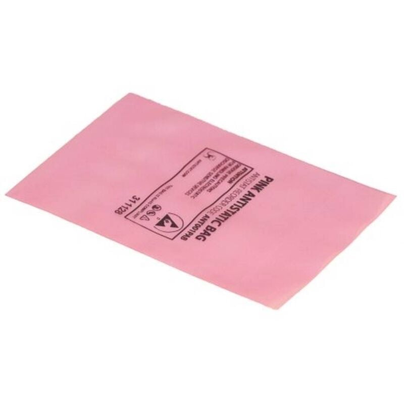 foto del prodotto rosa antistat 001 0008 sacchetto esd l x l 203 mm x 152 mm 100 pz.