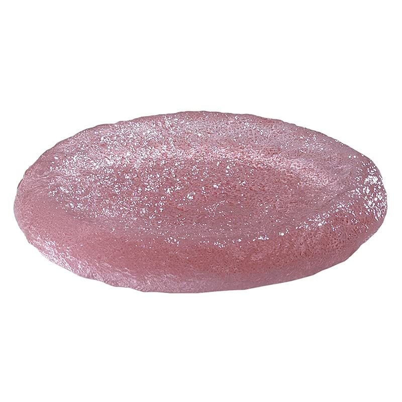 foto del prodotto rosa, g irina, porta sapone, fatto a mano, componenti realizzati in resina trasparente, misure 2,5 x 11,8 x 11,8 cm e peso 0,218 kg, garanzia 2 anni,