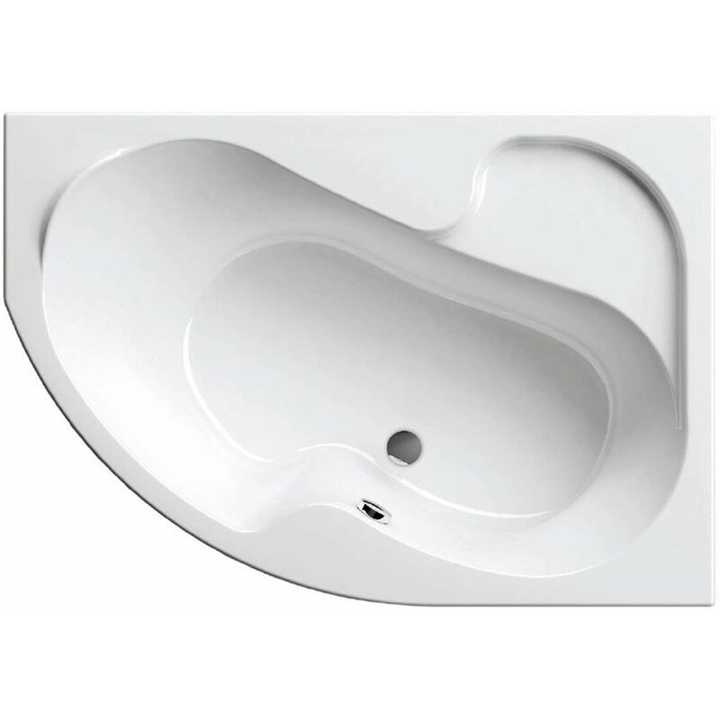 foto del prodotto rosa i vasca da bagno asimmetrica 140 r, 140x105 cm, dx, bianco cv01000000 ravak