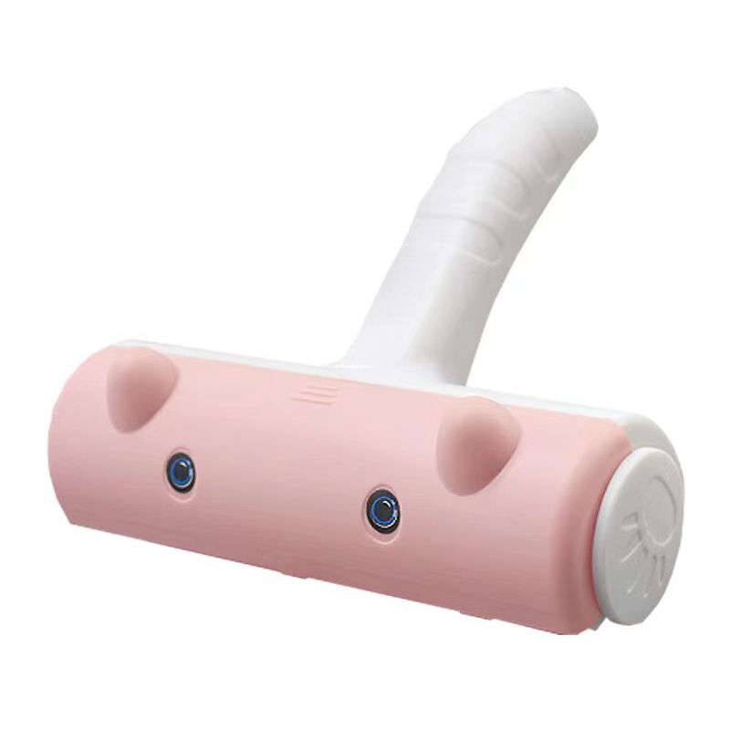 foto del prodotto rosa spazzola anti pelo cane gatto animali rimuovi spazzola per la pulizia dei peli, rullo raccogli peli riutilizzabile per epilatore