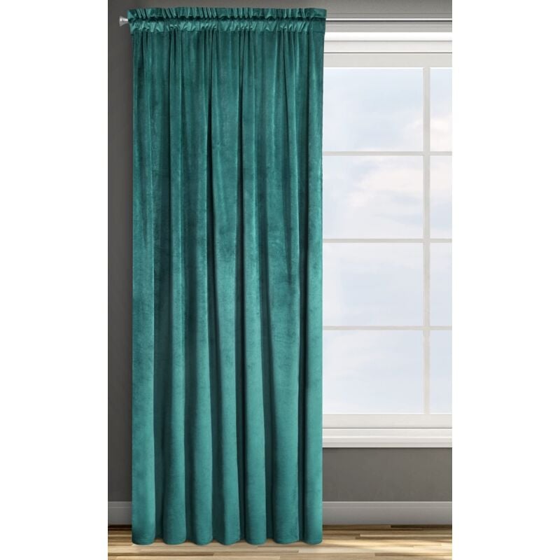 foto del prodotto rosa tenda in velluto con fettuccia arricciatenda 1 unit , soffice, pannello, drappo classico, glamour, elegante, soggiorno, camera da letto, 290