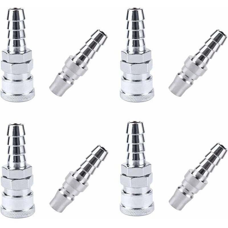 foto del prodotto rosemary 8 raccordi per compressore per tubo flessibile dell aria, raccordi a sgancio rapido per tubo flessibile dell aria sh20 ph20, raccordi