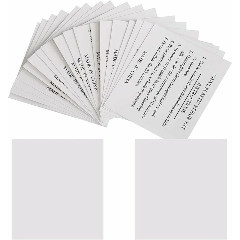foto del prodotto rosemary confezione da 20 toppe di riparazione 5,5 x 6,5 cm per piscine, materassi, boe, spa gonfiabili