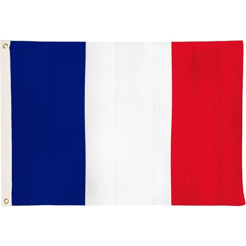 foto del prodotto rosemary lablanc bandiera francese con 2 occhielli in metallo, resistente alle intemperie bandiera nazionale francese 90 x 150 cm, tricolore