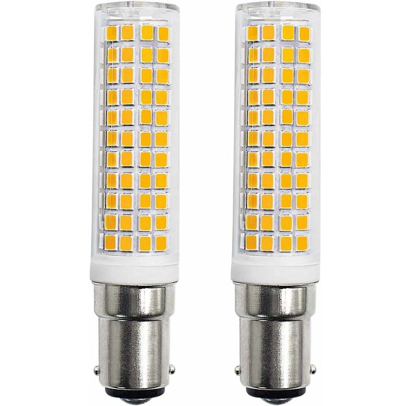 foto del prodotto rosemary lablanc confezione da 2 lampadine led b15d 8w equivalenti a 90w 80w 75w bianco caldo attacco b15 910lm 220v 230v 3000k classe