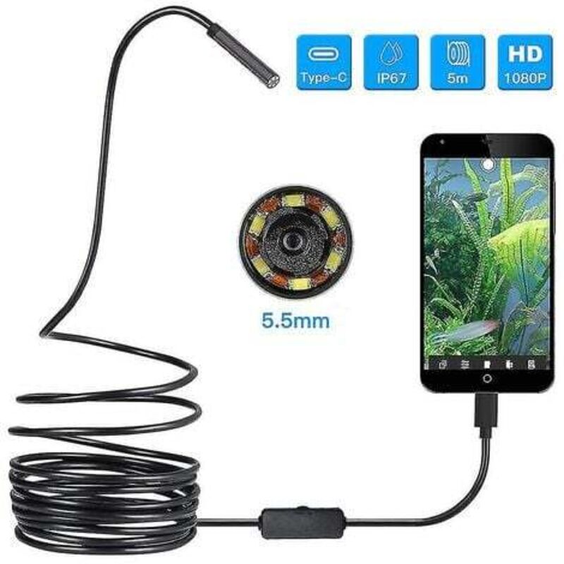 foto del prodotto rosemary lablanc endoscopio wireless 1080p hd wi fi con telecamera di ispezione 5 m 