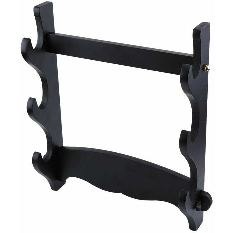 foto del prodotto rosemary lablanc supporto per katana da parete, supporto per sciabola a 3 strati per esposizione di spade da samurai, supporto per espositore per