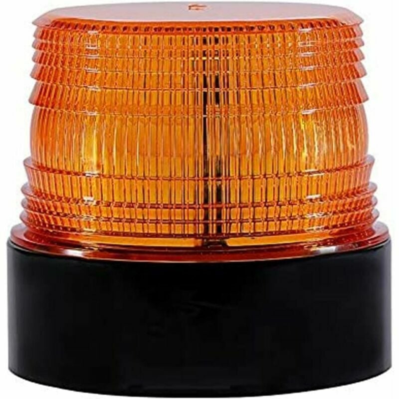 foto del prodotto rosemary luce stroboscopica wireless a led da 12 v, luci di emergenza lampeggianti magnetiche arancione 
