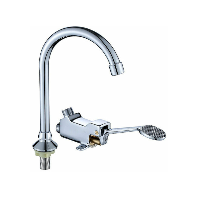 foto del prodotto rosemary rubinetto a pedale, rubinetto per lavello da cucina, rubinetto per bagno, miscelatore per lavabo, rubinetto a pedale