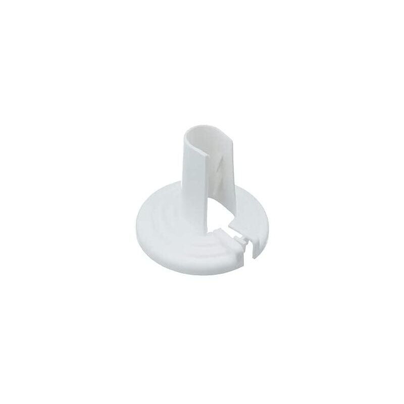 foto del prodotto rosetta copritubo aperta pvc bianco