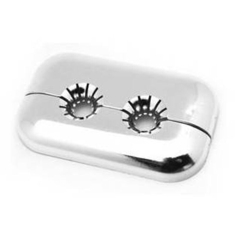 foto del prodotto rosetta doppia rettangoalre abs dm 10-16 diam. 10-16