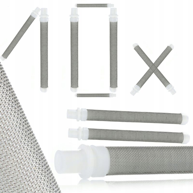 foto del prodotto rosfix 10x filtro a dita bianco da 60 mesh per un unit di verniciatura