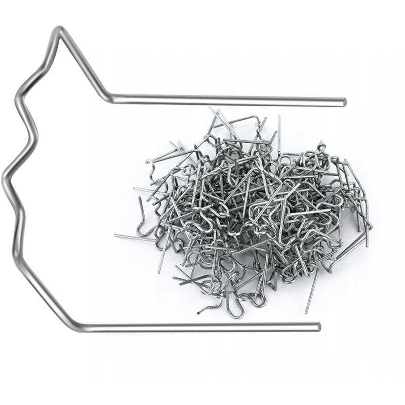 foto del prodotto rosfix graffe in plastica, piatte, 90 gradi, 0,8 mm, 100 pz.