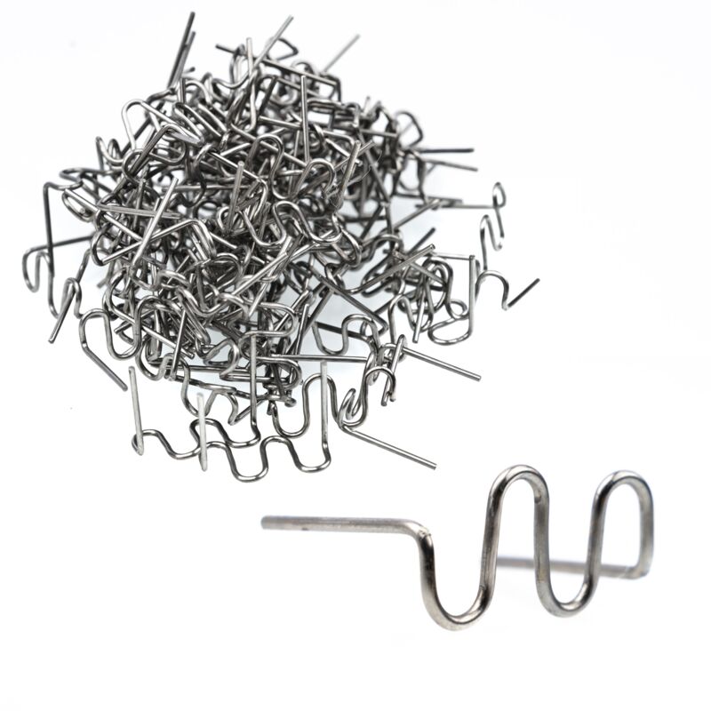 foto del prodotto rosfix graffette in plastica, onda larga, 0,8 mm, 100 pz.