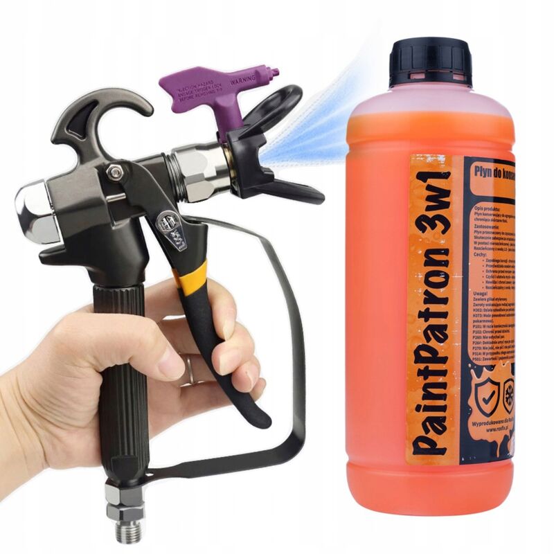 foto del prodotto rosfix liquido di manutenzione e pulizia per l unit di verniciatura rosfix paintpatron 3in1 1l pistola per l unit di verniciatura rosfix turbojet