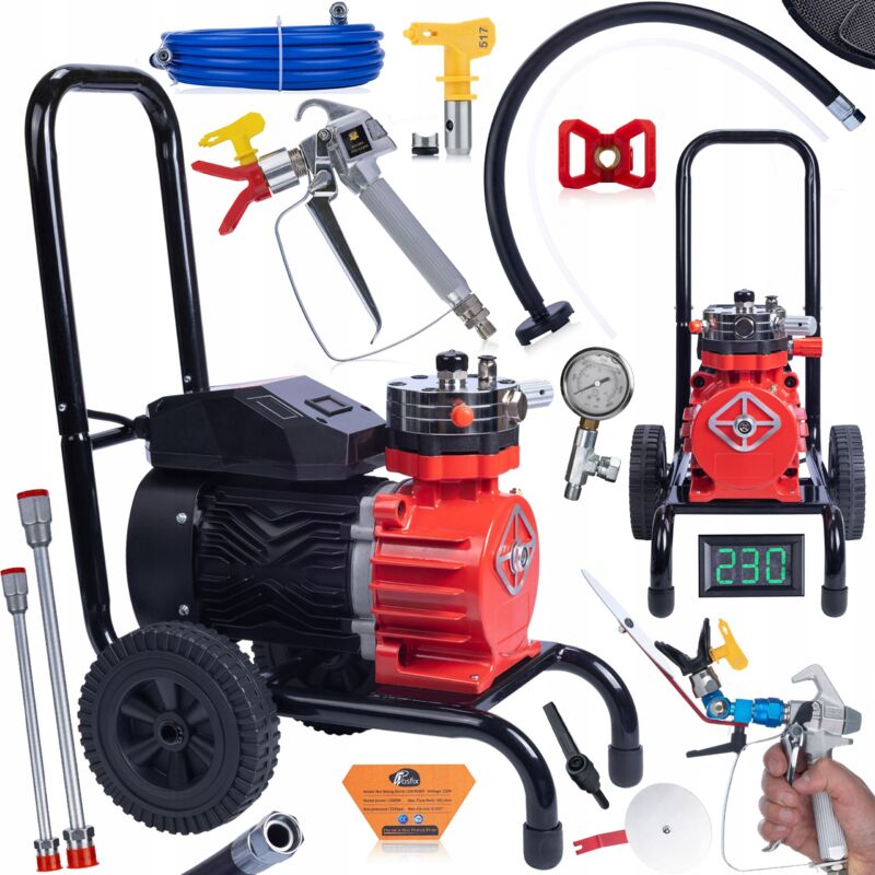 foto del prodotto rosfix red strong storm 1100 rss05 unit di verniciatura 3500w 22mpa 18l min taglierina colore lancia 50cm