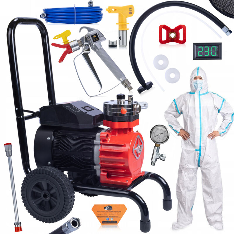 foto del prodotto rosfix red strong storm 1100 rss05 unit di verniciatura 3500w 22mpa 18l min tuta 2x guarnizione